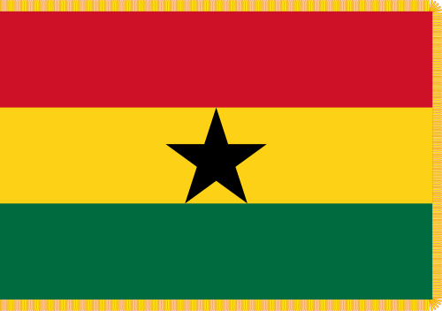 Fayl:Presidential Standard of Ghana.svg