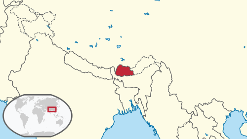 Location of Butan