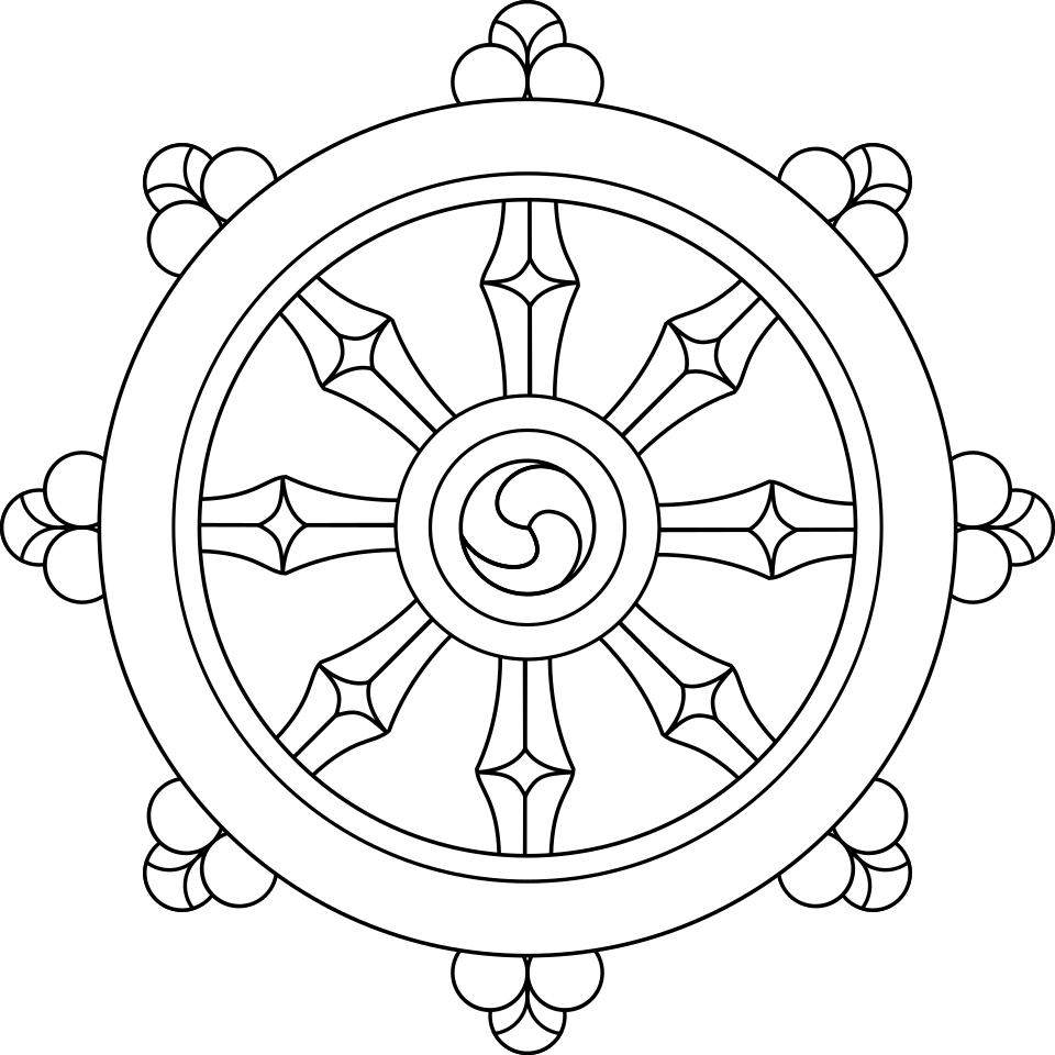 Fayl:Dharma Wheel.svg