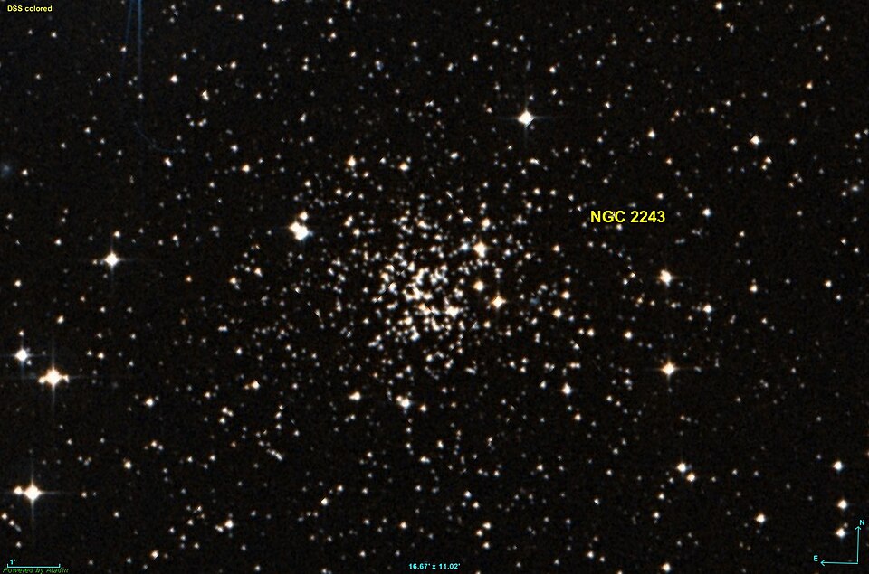 Fayl:NGC 2243 DSS.jpg