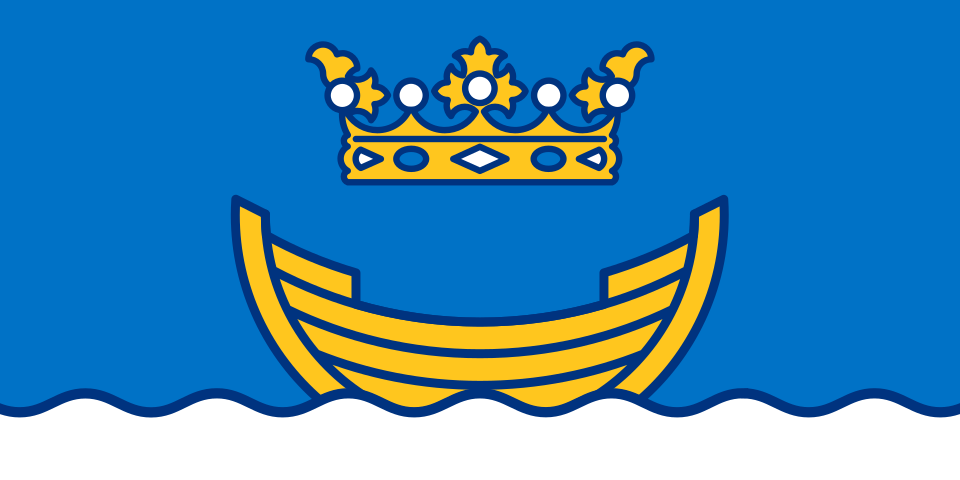 Fayl:Flag of Helsinki (long).svg