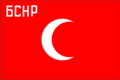 1919-yildan 1920-yilning 20-sentabrigacha Buxoro Xalq Sovet Respublikasi bayrogʻi