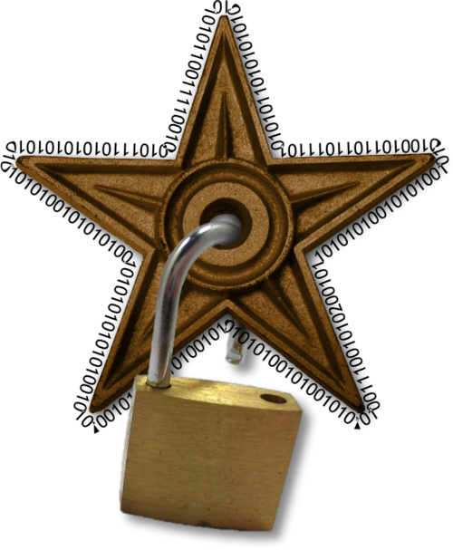 Fayl:Cryptography barnstar.png