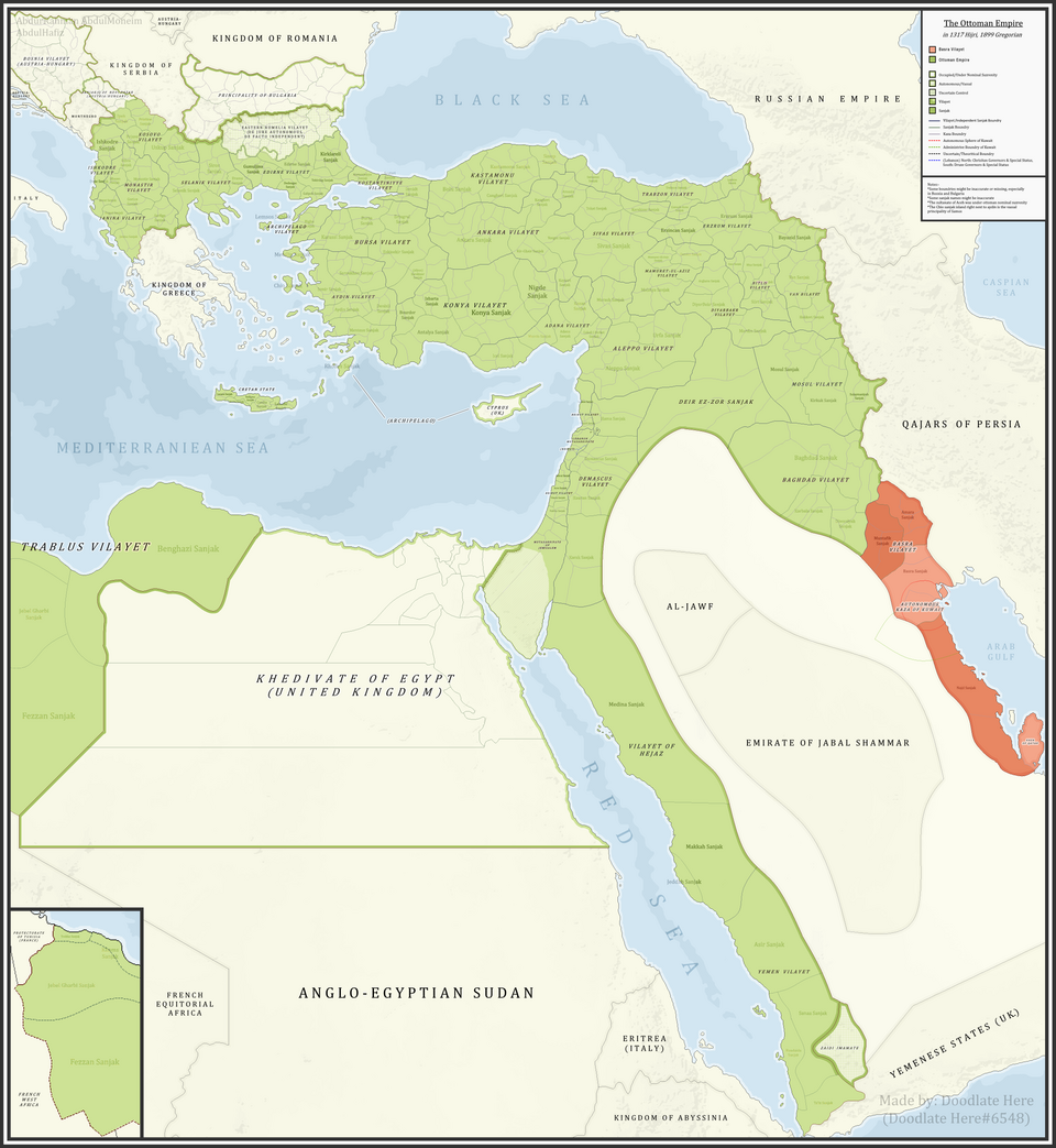 Fayl:Ottoman Empire - Basra Vilayet.png