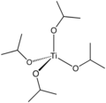 Titan izopropoksidi monomer, tegishli titan etoksidi tetramerdir.
