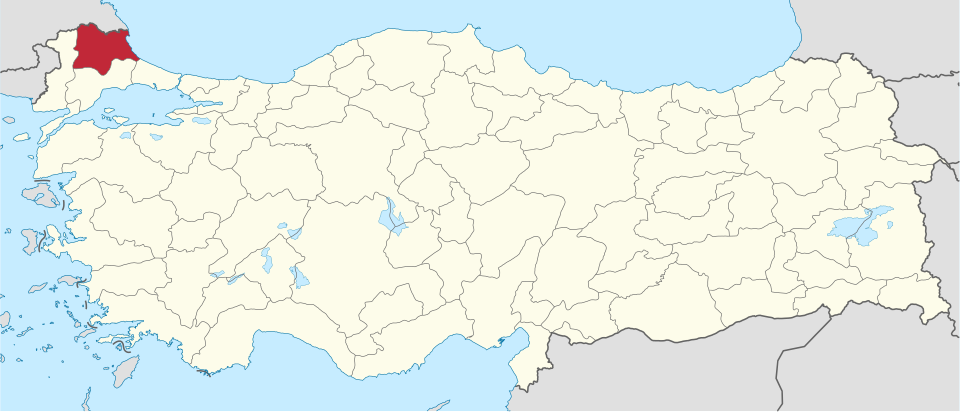 Fayl:Kırklareli in Turkey.svg
