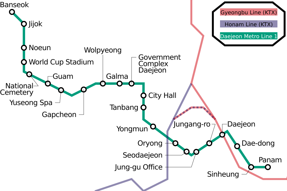 Fayl:Daejeon Metro routemap.svg