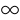 Fayl:Infinity symbol (fixed width).svg