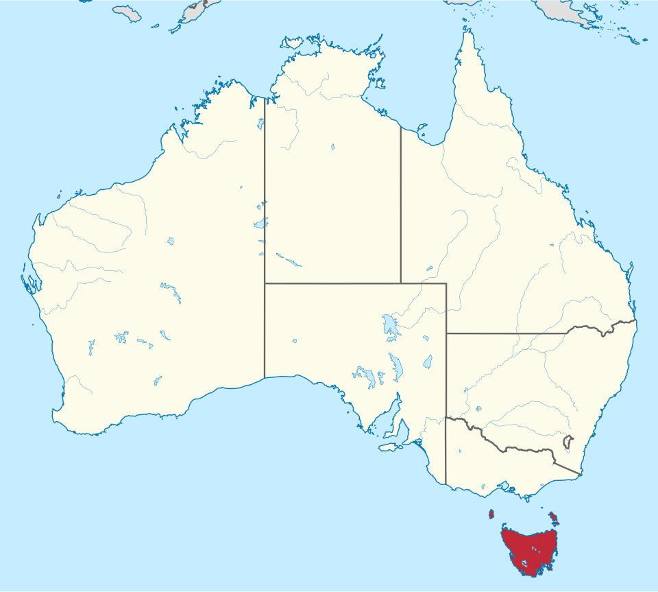 Fayl:Tasmania in Australia.svg