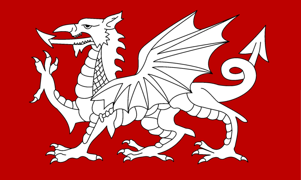 Fayl:White Dragon Flag of England.png