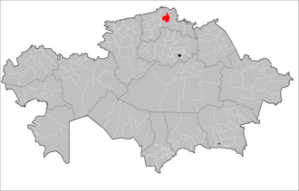 Oqqayin tumani xaritada