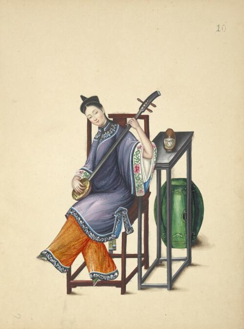 Fayl:Playing a sanxian.jpg