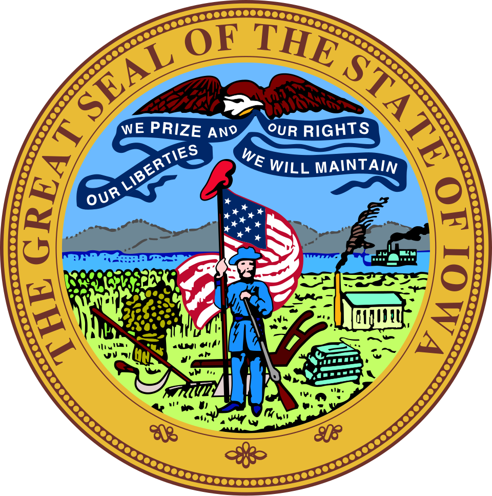 Fayl:State seal of Iowa.svg