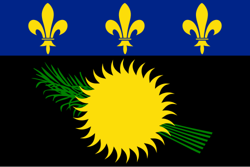 Fayl:Unofficial flag of Guadeloupe (local).svg