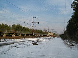 Poselok Lesnoi station, near Slavutych