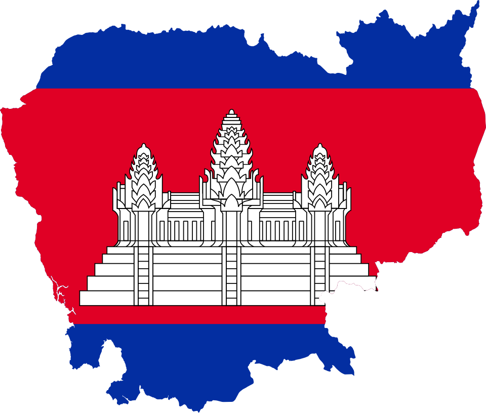 Fayl:Flag map of Cambodia.svg
