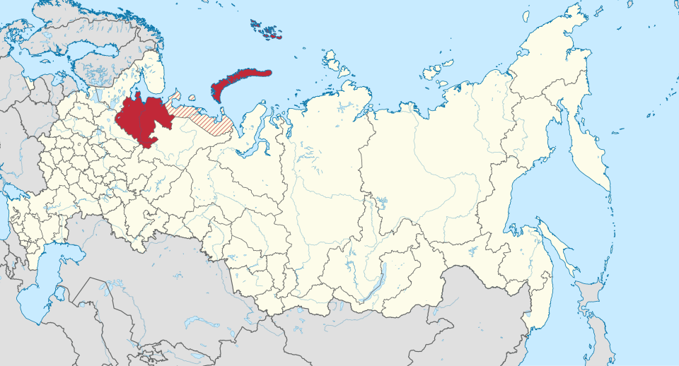 Fayl:Arkhangelsk in Russia (+Nenets hatched).svg