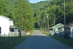 Skyline of Widen, West Virginia