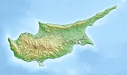Location map/data/Cyprus is located in Cyprus