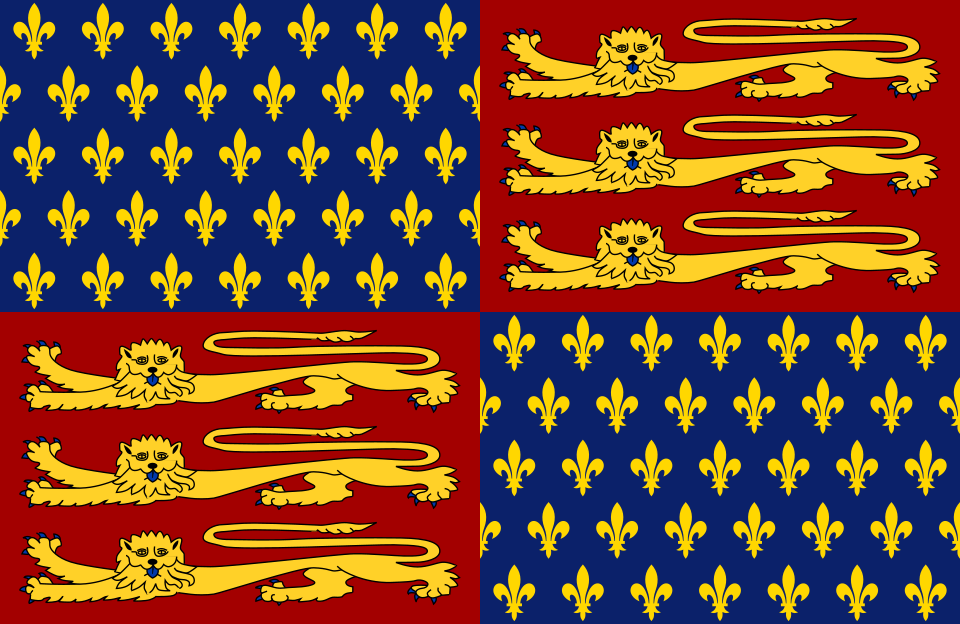 Fayl:Royal Standard of England (1411-1553-1559-1603).svg