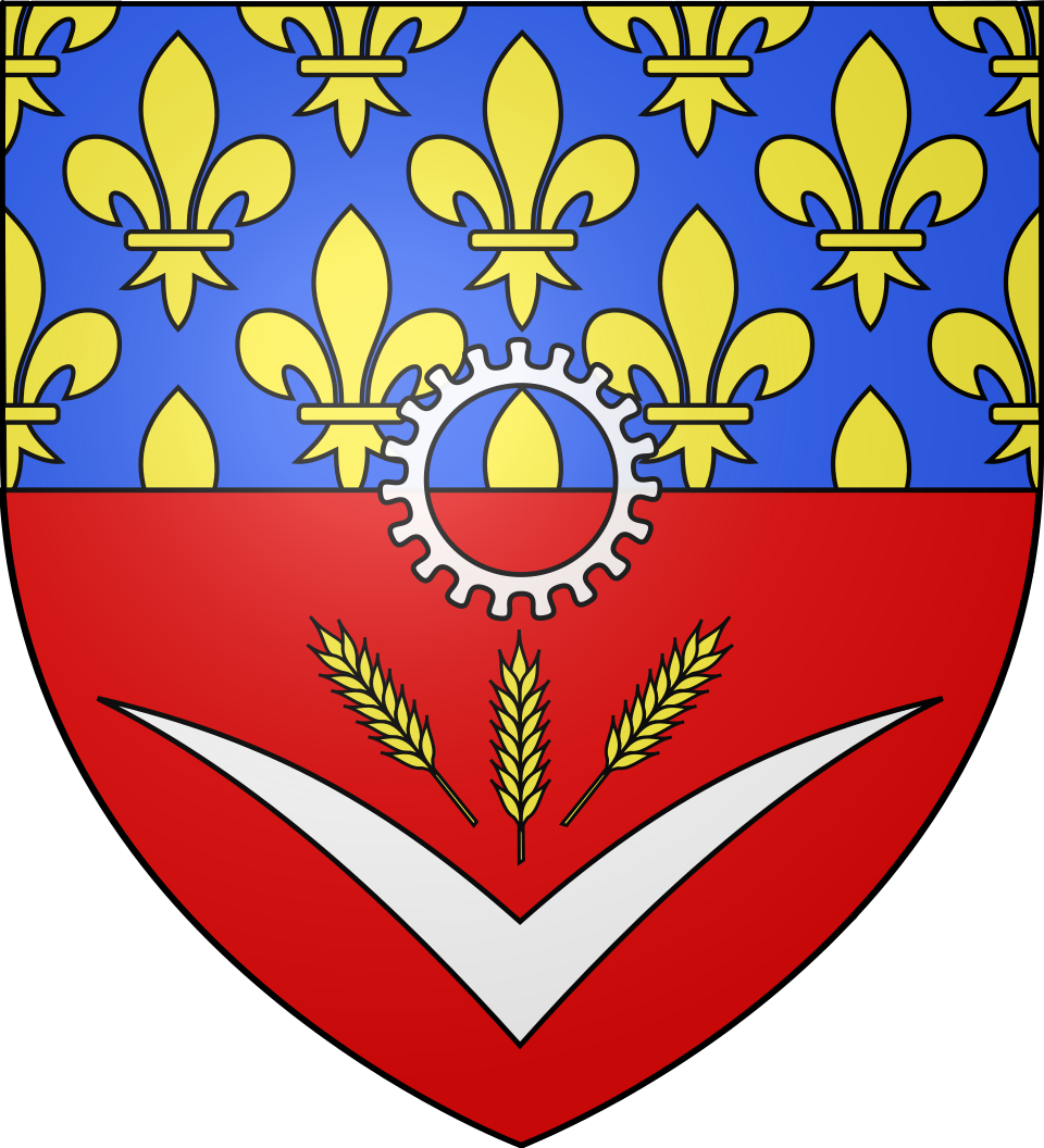 Fayl:Blason département fr Seine-Saint-Denis.svg
