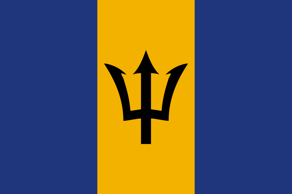 Fayl:Flag of Barbados.svg