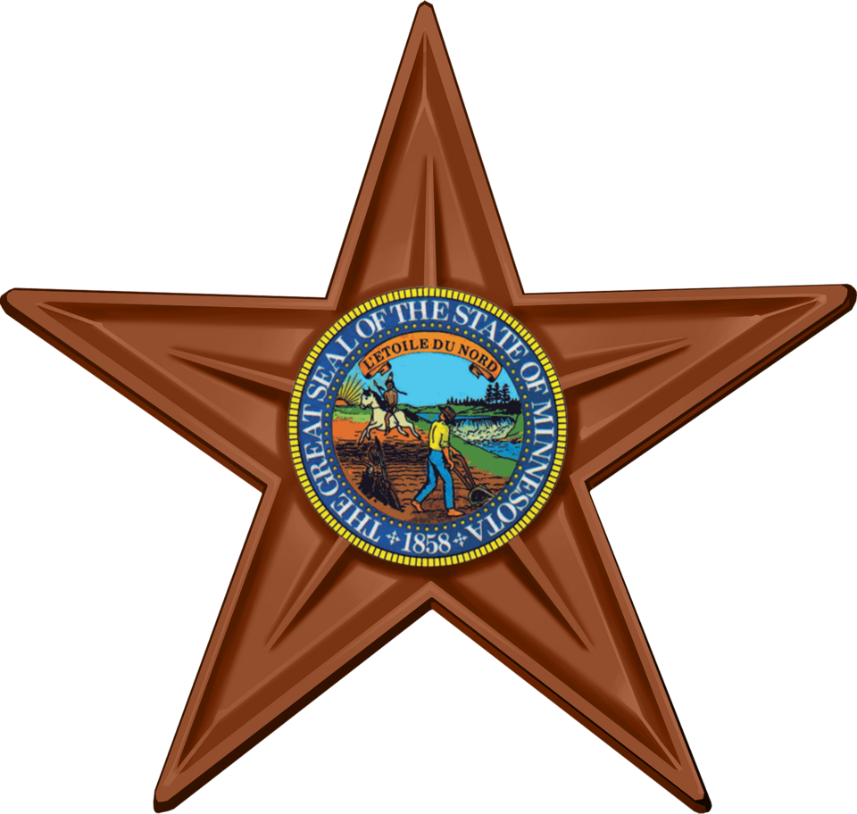 Fayl:Minnesota barnstar with State Seal.png