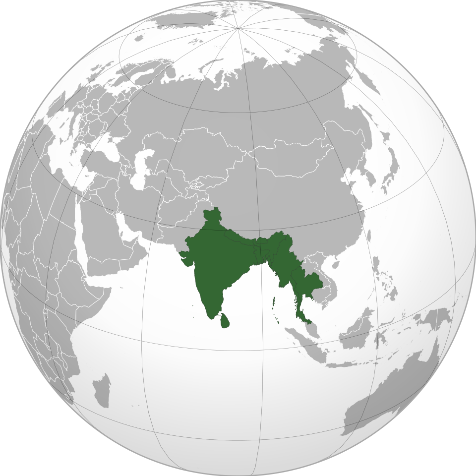 Fayl:BIMSTEC (orthographic projection).svg