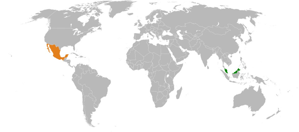 Fayl:Malaysia Mexico Locator.svg