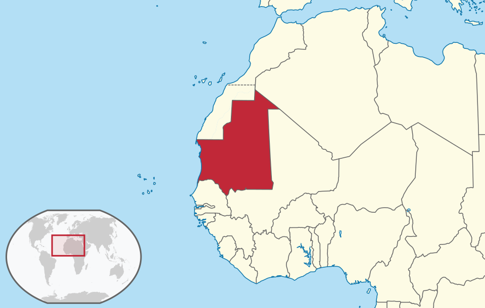 Fayl:Mauritania in its region.svg