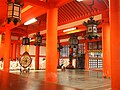 Itsukushima asosiy ziyoratgohining ichida (Haiden)