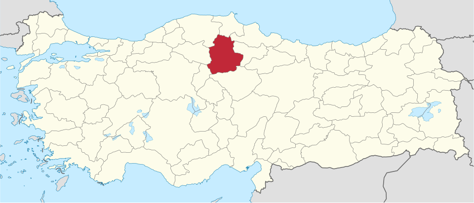 Fayl:Çorum in Turkey.svg
