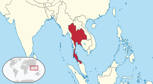 Location of Tailand