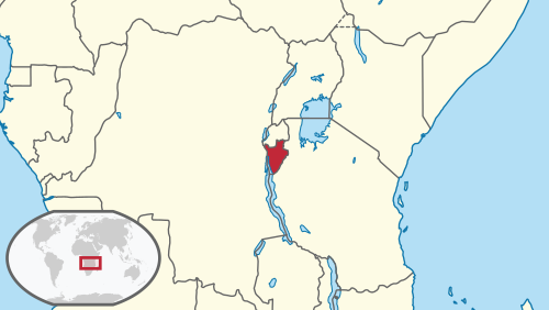 Location of Burundi