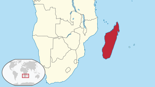 Location of Madagaskar