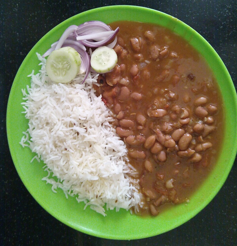 Fayl:Rajma Chawal, from India.jpg