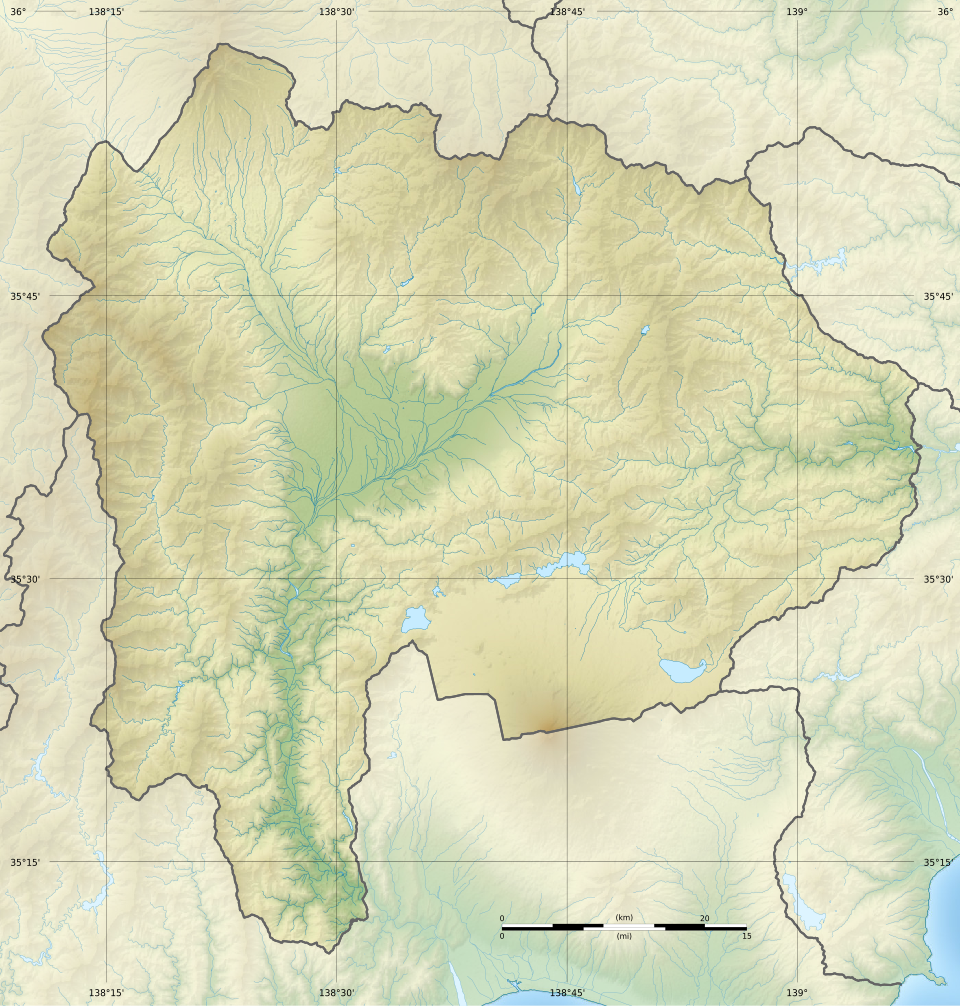 Fayl:Yamanashi géolocalisation relief.svg