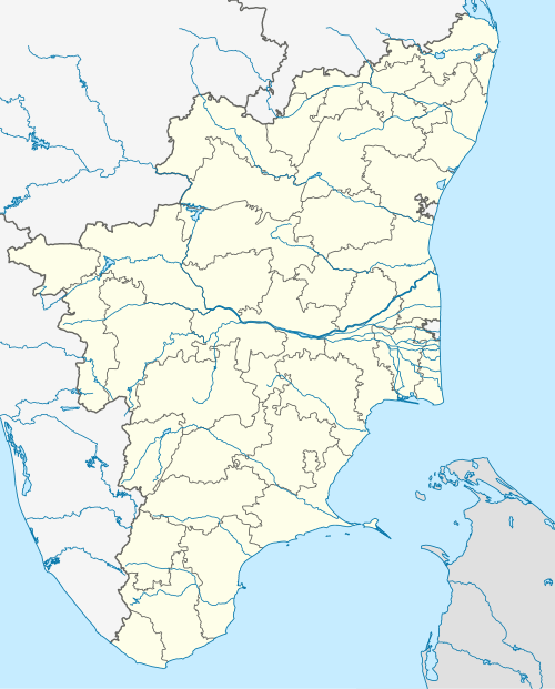 Fayl:India Tamil Nadu location map.svg