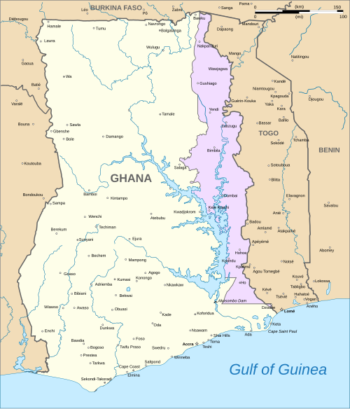 Location of Gʻarbiy Togolend