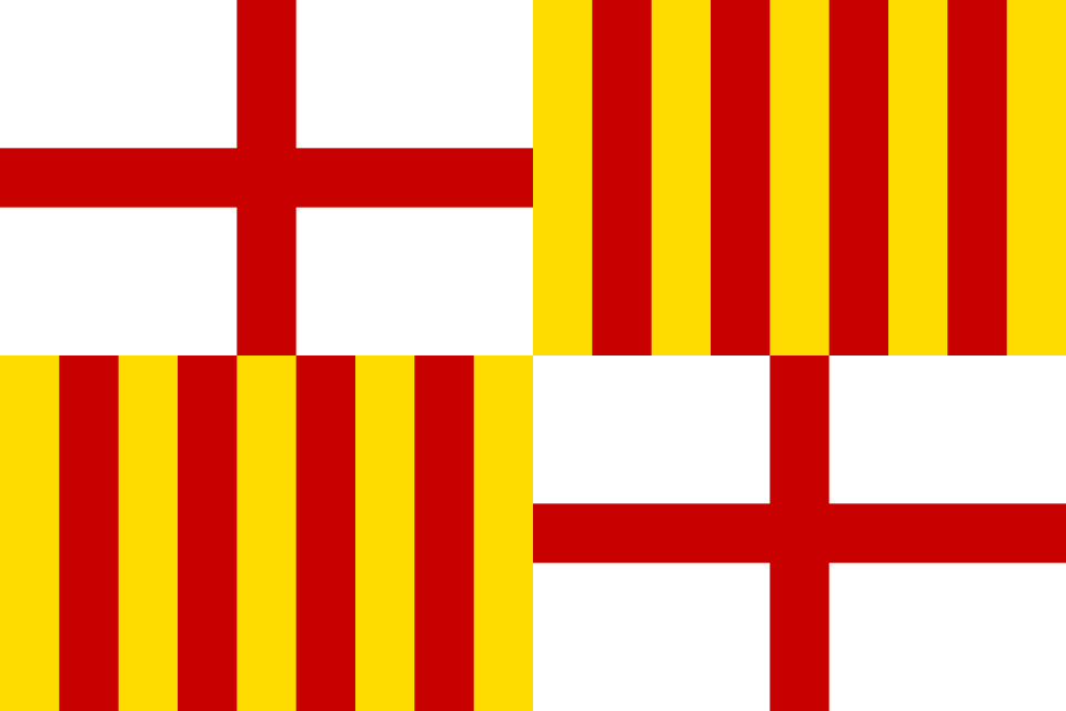 Fayl:Flag of Barcelona.svg