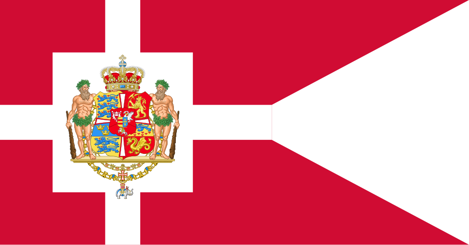 Fayl:Royal Standard of Denmark (1731–1819).svg