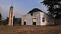 A destroyed mosque in Boali in 2014.