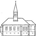 Yakobson tomonidan Simbirsk gubernatorligidagi Buinskiy uyezd sobori masjidining chizmasi (1876)