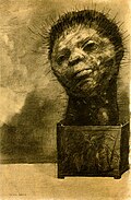 Kaktus odami, c. 1882, Qogʻozdagi koʻmir, Ian Vudner oilasi toʻplami