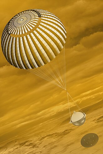 Artistʼs conception of DAVINCI probe