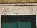 Symbols on top of the entrance