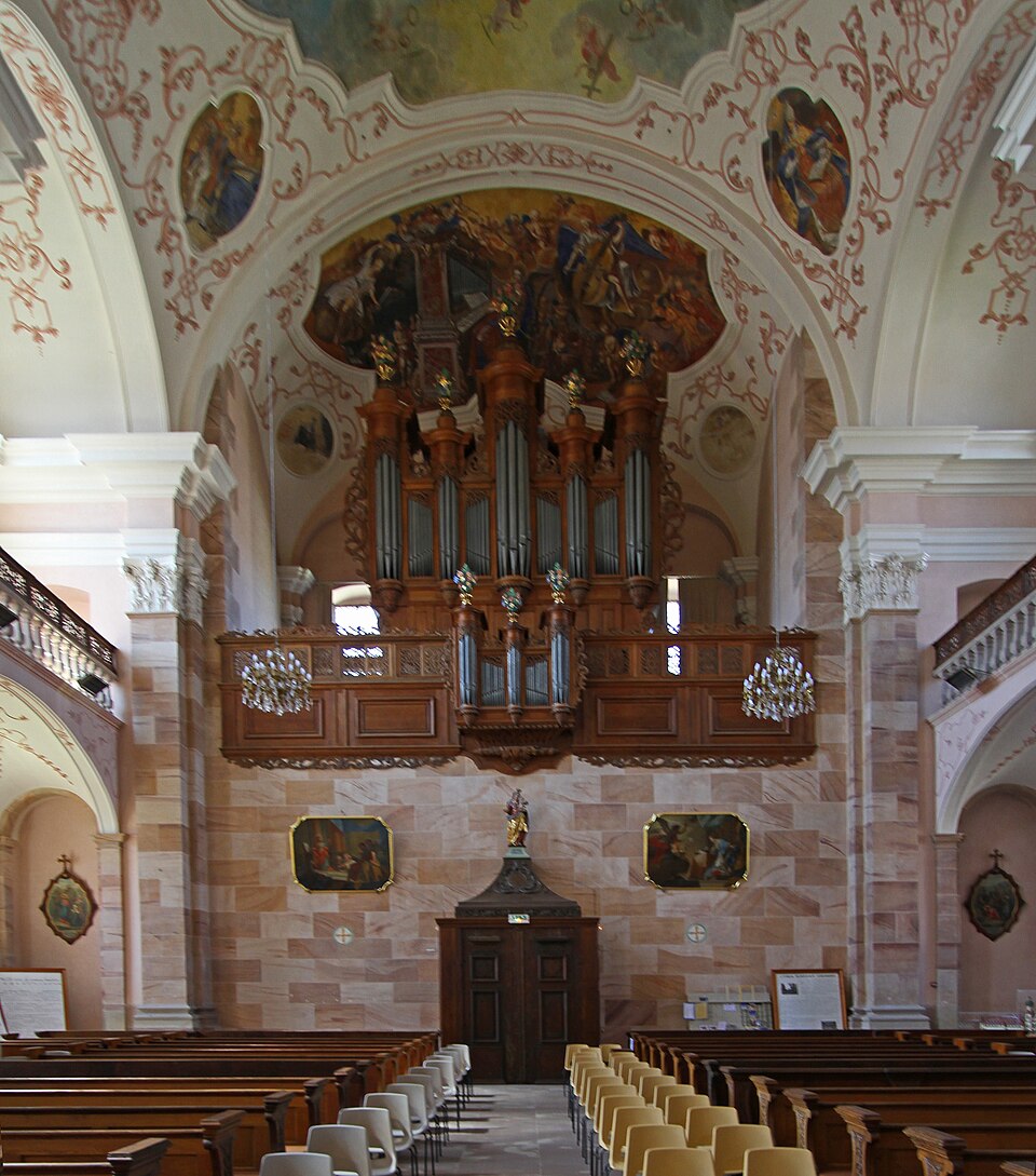 Fayl:Ebersmunster-St Mauritius-48-zur Empore-Orgel-gje.jpg