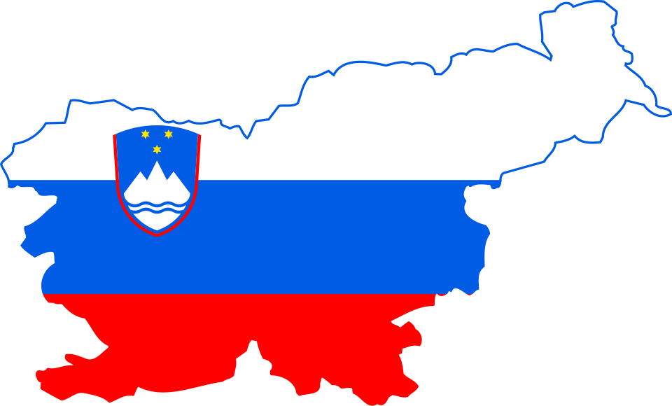 Fayl:Flag-map of Slovenia.svg