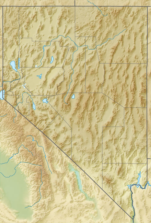 Fayl:Relief map of U.S., Nevada.png
